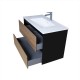 750mm Plywood Wall Hung Vanity With Ceramic Basin